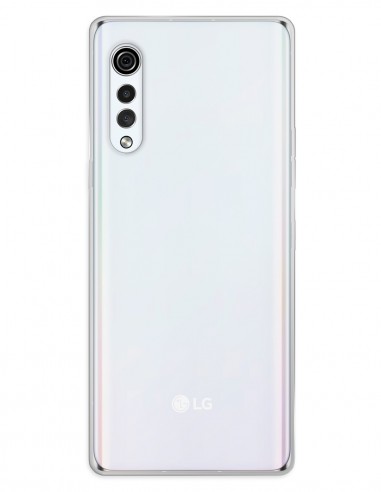 Funda Gel Silicona Liso Transparente para Lg Velvet 5G