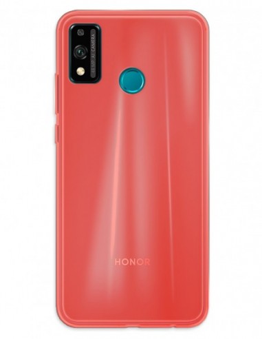Funda Gel Silicona Liso Rojo para Huawei Honor 9X Lite