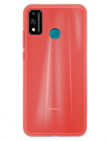 Funda Gel Silicona Liso Rojo para Huawei Honor 9X Lite