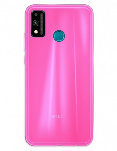 Funda Gel Silicona Liso Rosa para Huawei Honor 9X Lite