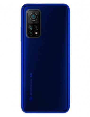 Funda Gel Silicona Liso Azul para Xiaomi Mi 10T 5G