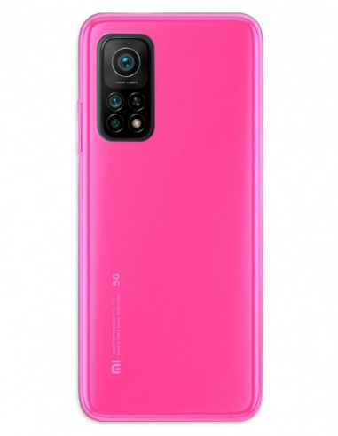 Funda Gel Silicona Liso Rosa para Xiaomi Mi 10T 5G