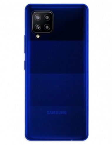 Funda Gel Silicona Liso Azul para Samsung Galaxy A42 5G