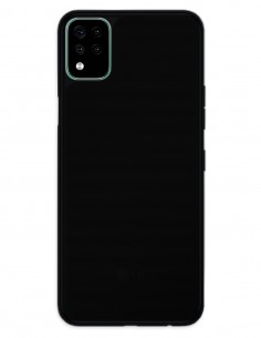Funda Gel Silicona Liso Negro para Lg K42