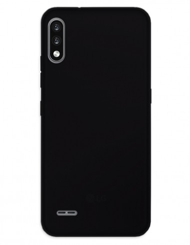 Funda Gel Silicona Liso Negro para Lg K22