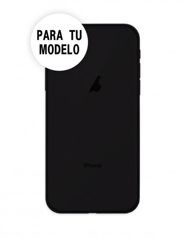 Funda Gel Silicona Liso Negro para Huawei P Smart (2021)