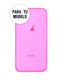 Funda Gel Silicona Liso Rosa para Huawei P Smart (2021)