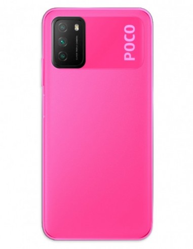 Funda Gel Silicona Liso Rosa para Xiaomi Poco M3