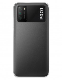 Funda Gel Silicona Liso Transparente para Xiaomi Poco M3
