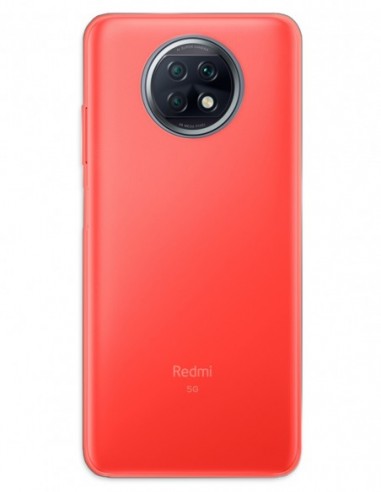 Funda Gel Silicona Liso Rojo para Xiaomi Redmi Note 9T