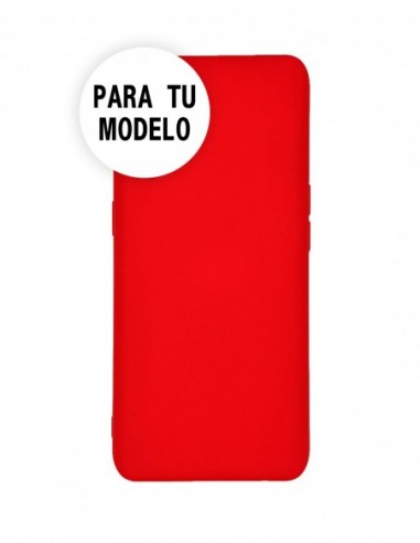 Funda Silicona Suave tipo Apple Rojo para Xiaomi Mi Note 10