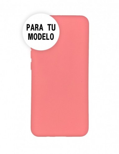 Funda Silicona Suave tipo Apple Rosa Claro para Xiaomi Redmi Note 9