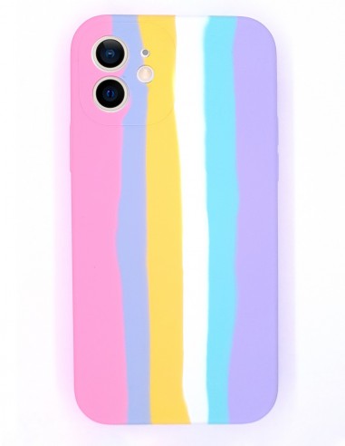 Funda Silicona Suave tipo Apple Multicolor 2 para Apple iPhone 11