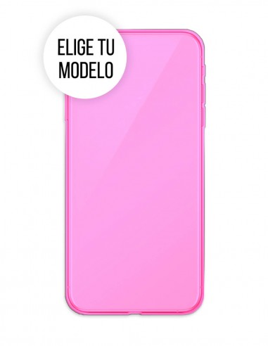 Funda Gel Silicona Liso Rosa para Xiaomi Mi 11 Lite
