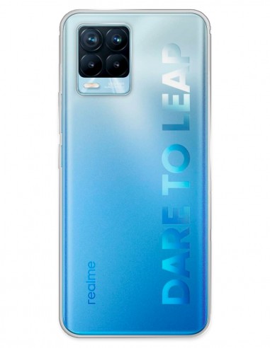 Funda Gel Silicona Liso Transparente para Realme 8 Pro