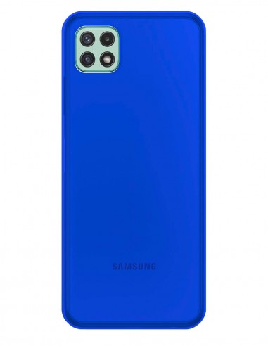 Funda Gel Silicona Liso Azul para Samsung Galaxy A22 5G