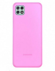 Funda Gel Silicona Liso Rosa para Samsung Galaxy A22 5G