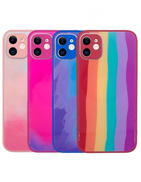 Funda Acuarela Cristal cubre Modulo para Apple iPhone 11