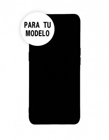 Funda Silicona Suave tipo Apple Negro para Samsung Galaxy M32