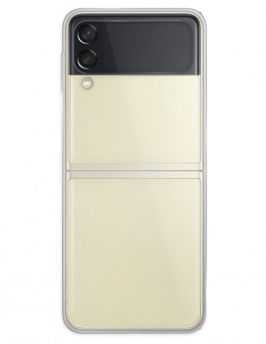 Funda Gel Silicona Liso Transparente para Samsung Galaxy Z Flip 3