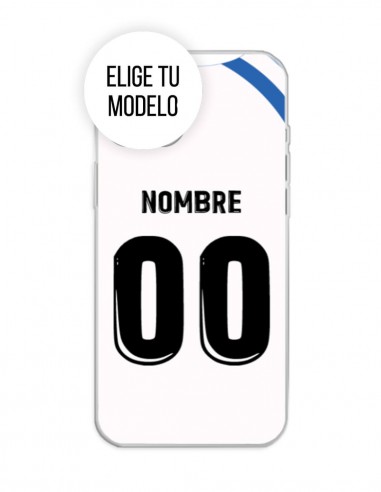 Funda Camiseta de Fútbol Málaga Blanco y Azul (2021-2022)