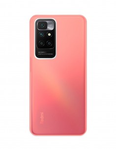 Funda Gel Silicona Liso Rojo para Xiaomi Redmi 10