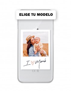 Funda Gel Silicona Personalizada Diapositiva Mamá