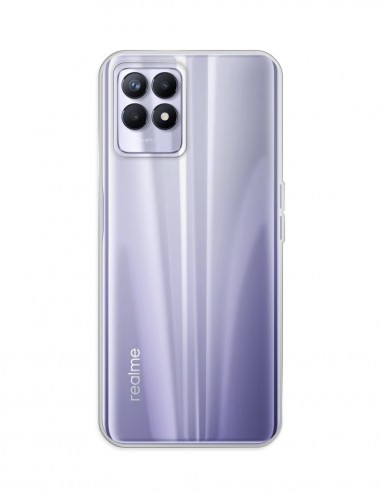 Funda Gel Silicona Liso Transparente para Realme 8i