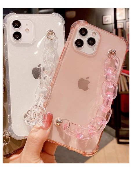 Funda Reforzada con Cadena para Apple iPhone 12 Pro Max