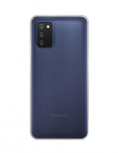 Funda Gel Silicona Liso Transparente para Samsung Galaxy A03S