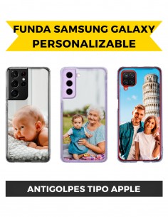 Funda Samsung Galaxy Personalizable - Antigolpes Tipo Apple