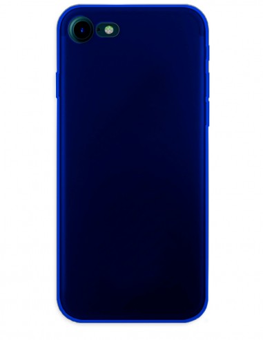 Funda Gel Silicona Liso Azul para Apple iPhone SE (2022)