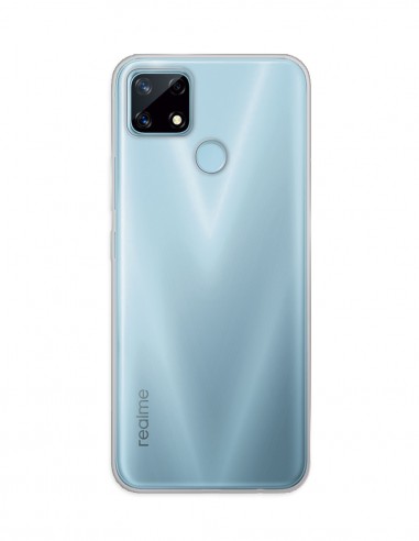 Funda Gel Silicona Liso Transparente para Realme C25S