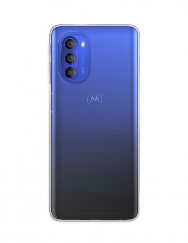 Funda Gel Silicona Liso Transparente para Motorola Moto G51