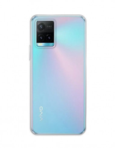 Funda Gel Silicona Liso Transparente para Vivo Y21