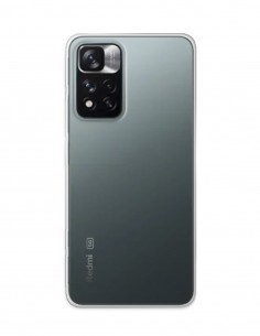Funda Gel Silicona Liso Transparente para Xiaomi Redmi Note 11 Pro