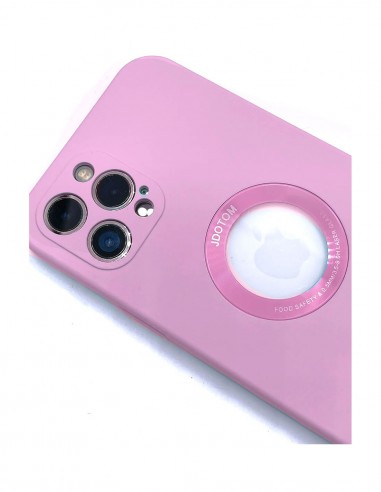 Funda De Gel De Silicona Apple Iphone 13 Pro Max Rosa Premium