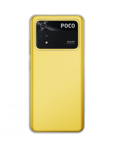 Funda Gel Silicona Liso Transparente para Xiaomi Poco M4 Pro 5G