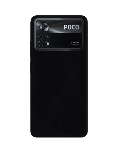 Funda Gel Silicona Liso Negro para Xiaomi Poco X4 Pro 5G