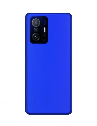 Funda Gel Silicona Liso Azul para Xiaomi Mi 11T Pro