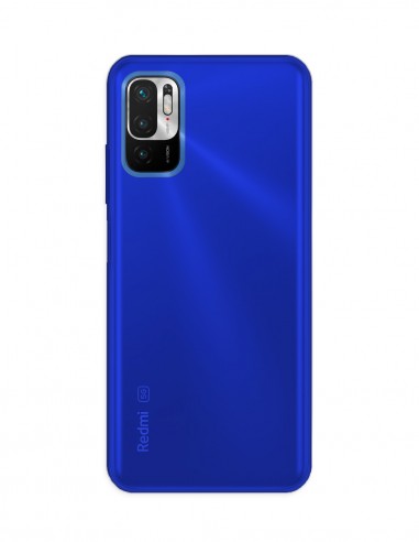 Funda Gel Silicona Liso Azul para Xiaomi Poco M3 Pro 5G