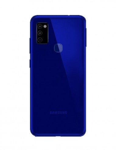Funda Gel Silicona Liso Azul para Samsung Galaxy M51