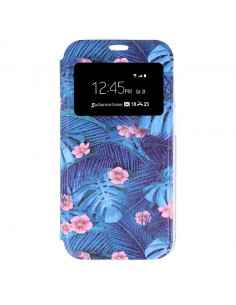 Funda Libro con Ventana Diseño para iPhone 14 Pro