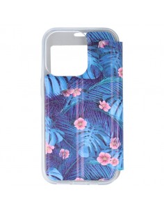 Funda Libro con Ventana Diseño para iPhone 14 Pro 2