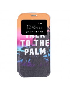 Funda Libro con Ventana Diseño para iPhone 14