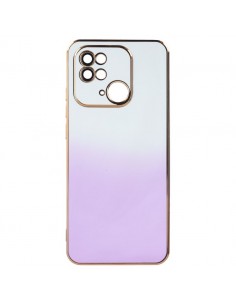 Funda Degradada con borde Dorado para Xiaomi Redmi 10C