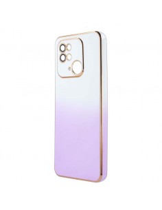 Funda Degradada con borde Dorado para Xiaomi Redmi 10C 2