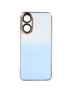 Funda Degradada con borde Dorado para Oppo A78 5G