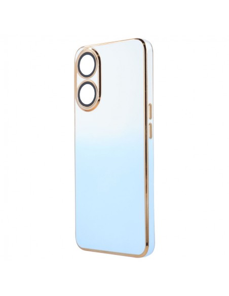 Funda Degradada con borde Dorado para Oppo A78 5G