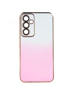 Funda Degradada con borde Dorado para Samsung Galaxy A54 5G